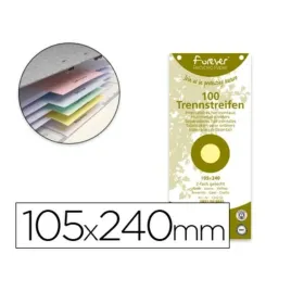 Seperators Exacompta 13495B Card Multicolour (100 Units)