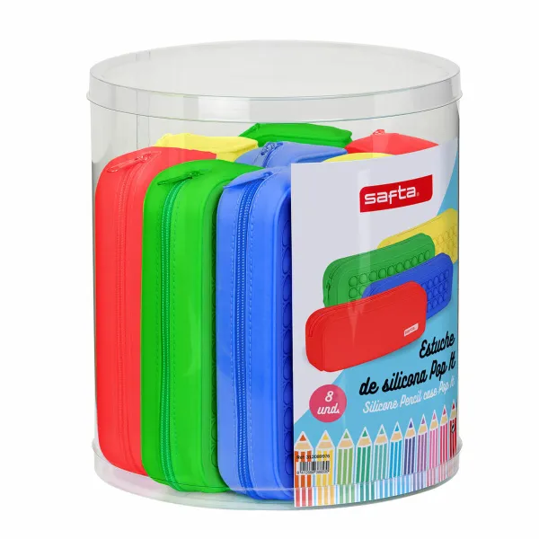 Школьный пенал Safta Pop It набор (8 Предметы)