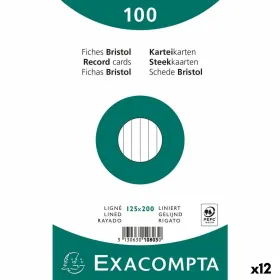 Kartoninis popierius Exacompta Balta 12,5 x 20 cm (12 vnt.)