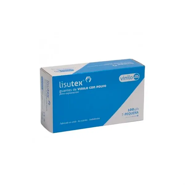 Lisutex Powder Free Vinyl Gloves T/Small 100 Units