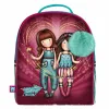 School Bag Gorjuss Fireworks Maroon 20 x 22 x 10 cm