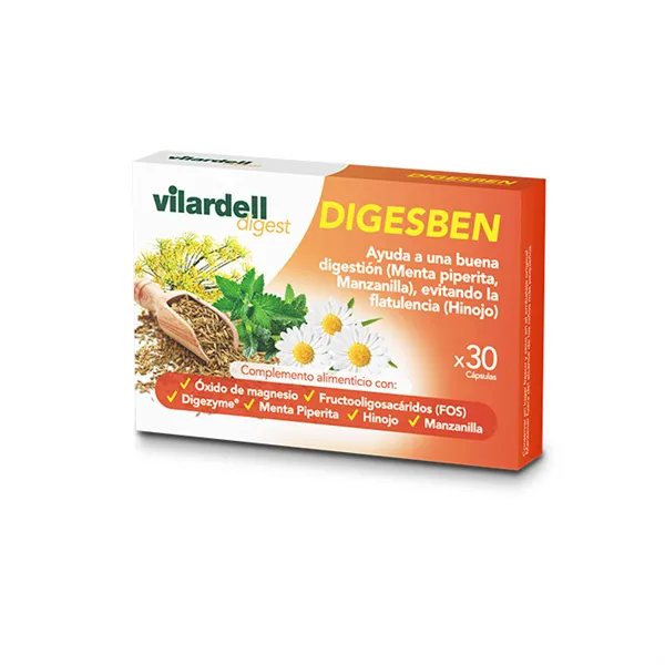 Vilardell Digest Digesben 30 Capsules