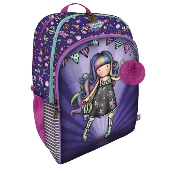 Koululaukku Gorjuss Up and away Purppura 34.5 x 43.5 x 22 cm