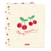 Žiedinis segtuvas Safta Cherry Rusvai gelsva A4 27 x 33 x 6 cm
