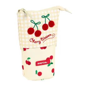 Zīmuļu Penālis Safta Cherry Bēšs (8 x 19 x 6 cm)