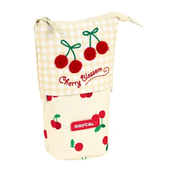 Zīmuļu Penālis Safta Cherry Bēšs (8 x 19 x 6 cm)