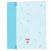Gredzenveida stiprinājums BlackFit8 Mariposa A4 Gaiši Zils (27 x 32 x 3.5 cm)