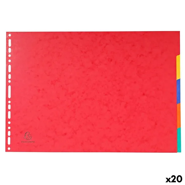 Seperators Exacompta Multicolour A3 (20 Units)