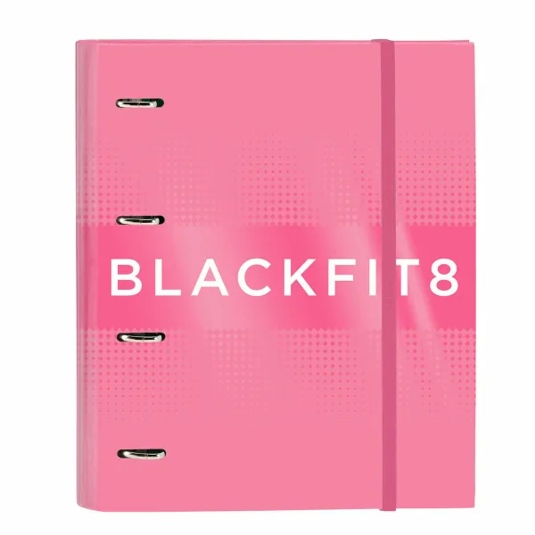 Žiedinis segtuvas BlackFit8 Glow up A4 Rožinė (27 x 32 x 3.5 cm)