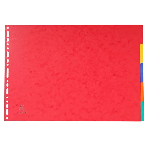 Seperators Exacompta Multicolour A3 (20 Units)