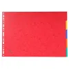 Seperators Exacompta Multicolour A3 (20 Units)