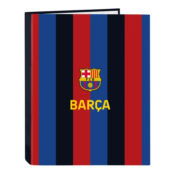 Rengaskansio F.C. Barcelona Punaruskea Laivastonsininen A4 26.5 x 33 x 4 cm