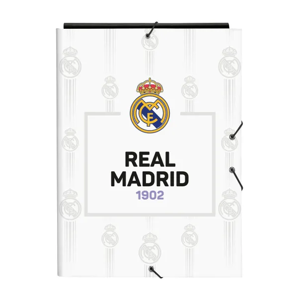Mape Real Madrid C.F. Melns Balts A4 (26 x 33.5 x 2.5 cm)