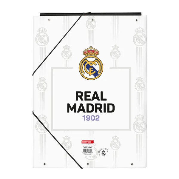 Mape Real Madrid C.F. Melns Balts A4 (26 x 33.5 x 2.5 cm)
