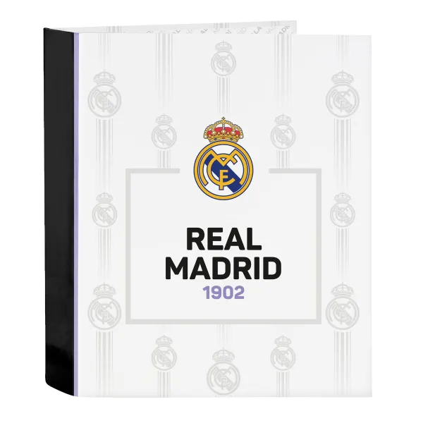 Папка-регистратор Real Madrid C.F. Чёрный Белый A4 (27 x 33 x 6 cm)