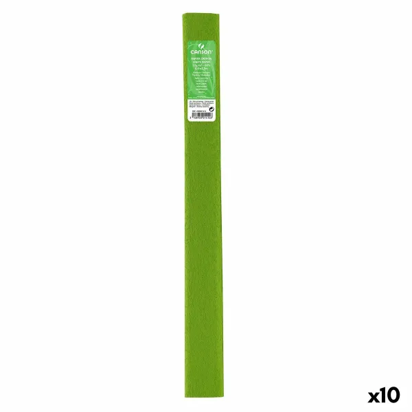 Kreppapīrs Canson Standard Zaļš (10 gb.)