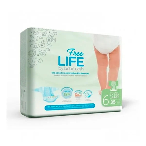 Freelife Bebecash Nappy 6 XL 18kg 35U 