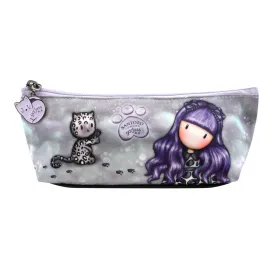 Школьный пенал Gorjuss Smitten kitten Чёрный Белый (22.3 x 8.8 x 5.7 cm)