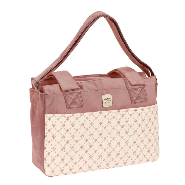 Vaipanvaihtolaukkku Safta Marsala Pinkki (46 x 26 x 15 cm)