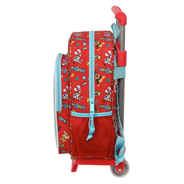 Reppu pyörillä The Paw Patrol Funday Sininen Punainen 26 x 34 x 11 cm