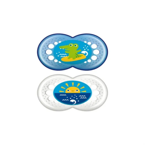 Mam Baby Original Soother 16+ Silicone Blue 2U