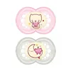 Mam Baby Dummy Original Nighttime 0+ Silicone Pink 2U