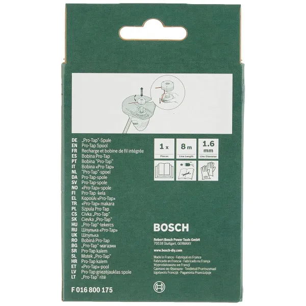 Traadi rull BOSCH 8 x 1 cm