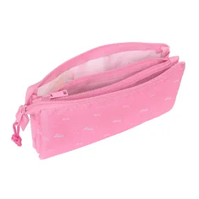 Тройной пенал Barbie Girl Розовый 22 x 12 x 3 cm