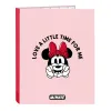 Rengaskansio Minnie Mouse Me time Pinkki A4 (26.5 x 33 x 4 cm)