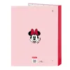 Папка-регистратор Minnie Mouse Me time Розовый A4 (26.5 x 33 x 4 cm)