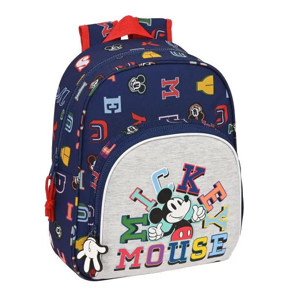 Bērnu soma Mickey Mouse Clubhouse Only one Tumši Zils (28 x 34 x 10 cm)
