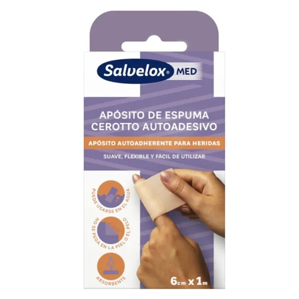 Salvelox Foam Dressing 6cm x 1m