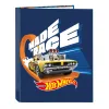 Rengaskansio Hot Wheels Speed club Oranssi Laivastonsininen A4 (26.5 x 33 x 4 cm)
