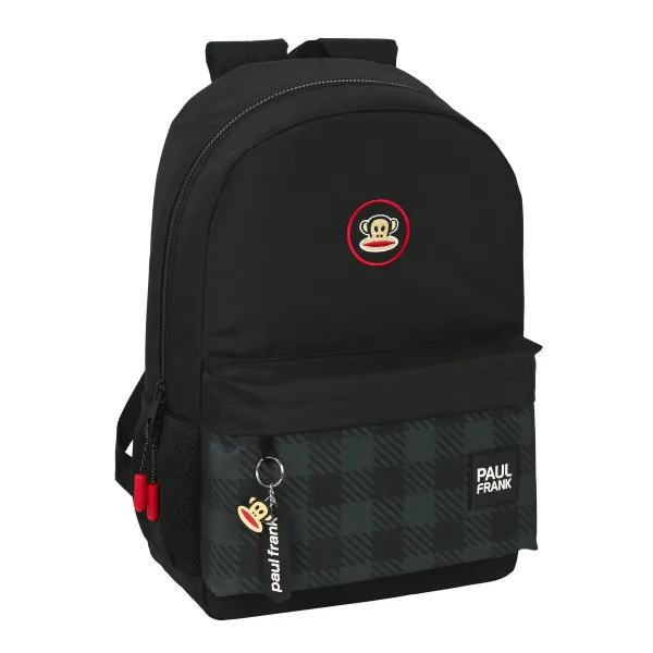 Koululaukku Paul Frank Campers Musta (30 x 46 x 14 cm)
