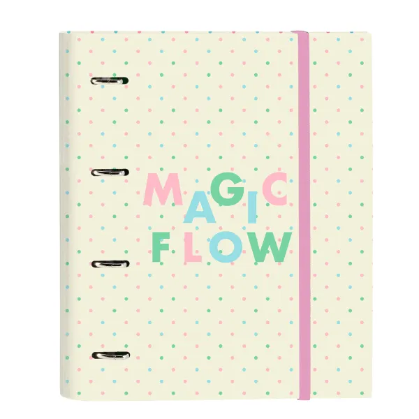 Папка-регистратор Glow Lab Magic flow Бежевый (27 x 32 x 3.5 cm)