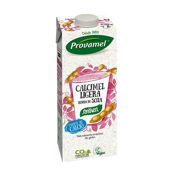 Santiveri Calcimel Ligera Soya Beverage 1L 12 Units