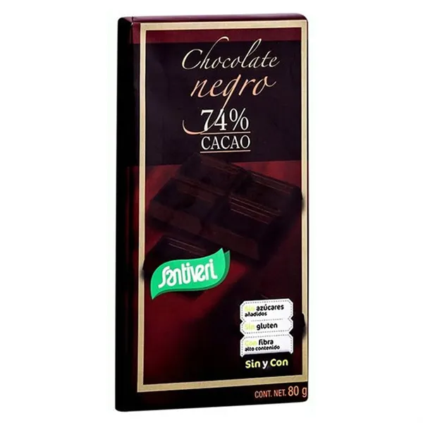 Santiveri Dark Chocolate 74% Cocoa 80g