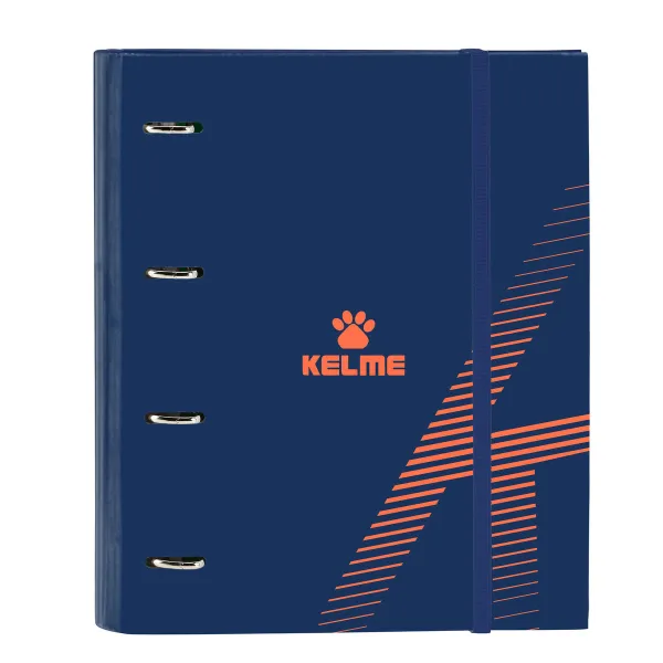 Rengaskansio Kelme Navy blue Oranssi Laivastonsininen (27 x 32 x 3.5 cm)