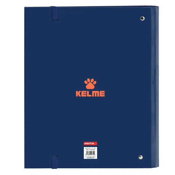 Rengaskansio Kelme Navy blue Oranssi Laivastonsininen (27 x 32 x 3.5 cm)