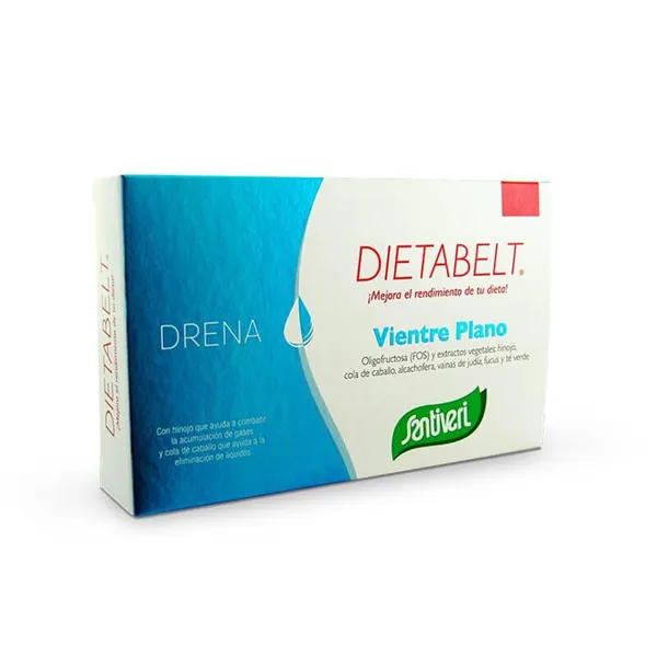 Santiveri Dietabelt Drains Flat Belly 60 Capsules