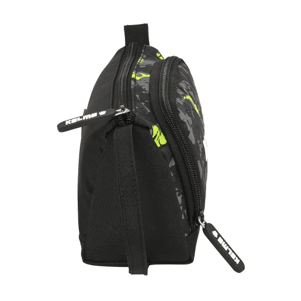 Koululaisen penaali lisätarvikkeilla Kelme Jungle Musta Harmaa Lime väri 20 x 11 x 8.5 cm (32 Kappaletta)