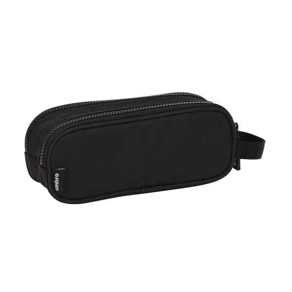 Kaksilokeroinen laukkku Umbro Flash Musta 21 x 8 x 6 cm