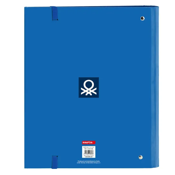 Папка-регистратор Benetton Deep water Синий (27 x 32 x 3.5 cm)
