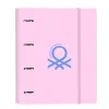 Rengaskansio Benetton Pink Pinkki (27 x 32 x 3.5 cm)