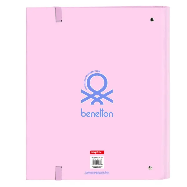 Папка-регистратор Benetton Pink Розовый (27 x 32 x 3.5 cm)