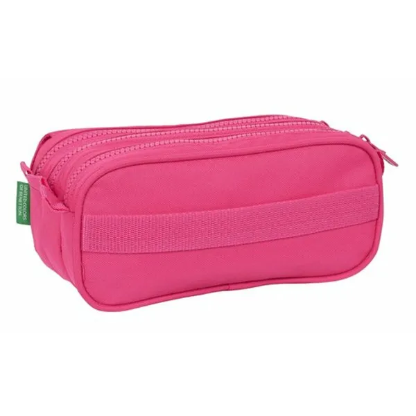 Kolmilokeroinen laukku Benetton Raspberry 21,5 x 10 x 8 cm Fuksia