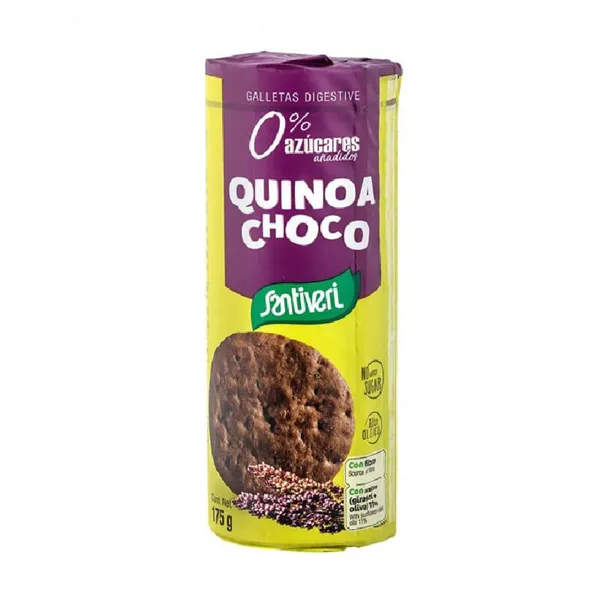 Santiveri Digestive Quinoa Chocolate Digestive Biscuits 175g