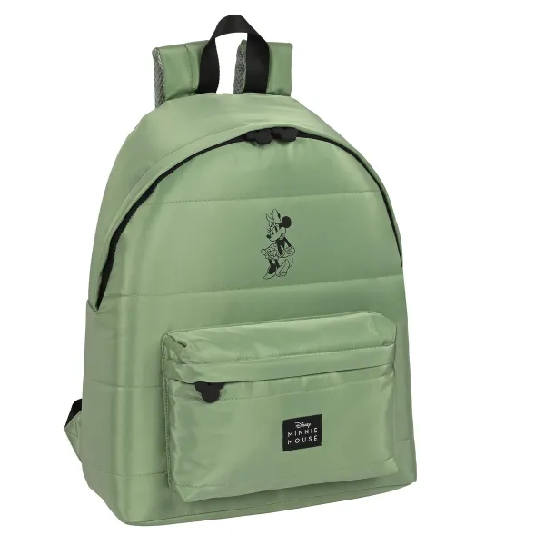 Skolas soma Minnie Mouse Mint shadow Militārais (33 x 42 x 15 cm)