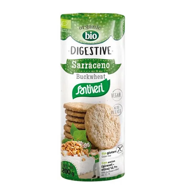 Santiveri Digestive Buckwheat Digestive Biscuits 200g