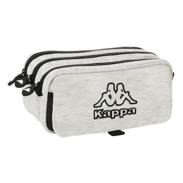 Kolmilokeroinen laukku Kappa Grey knit Harmaa (21,5 x 10 x 8 cm)